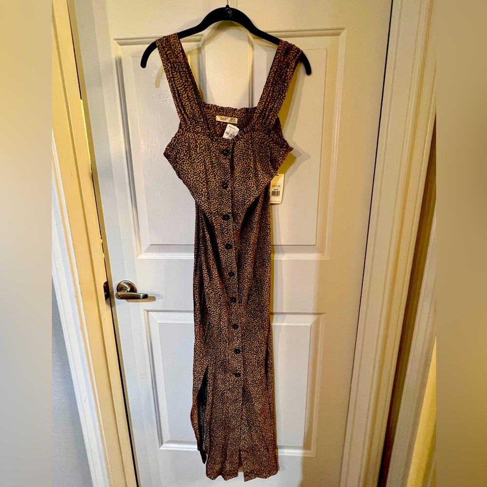 NWT Neiman Marcus, Dex brand print dress, Size XS